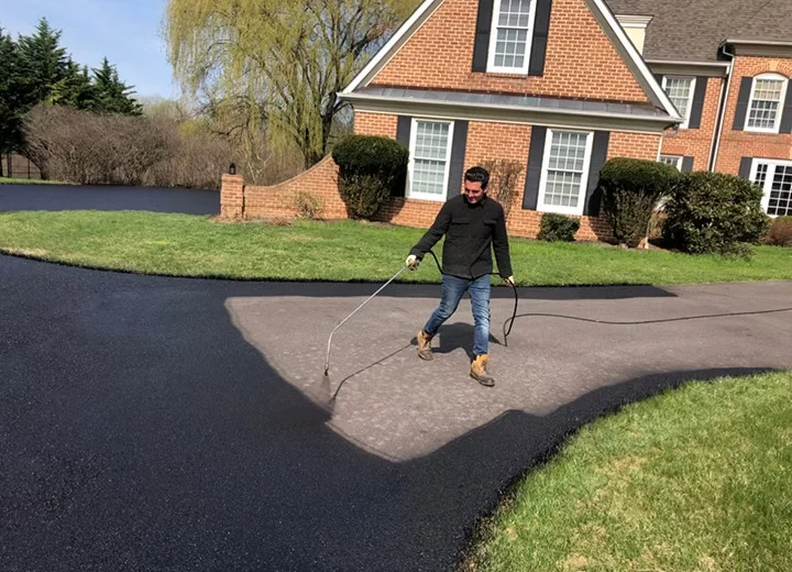 Driveway Sealcoating by South State Paving in Southern Maryland Driveway Sealcoating by South State Paving in Southern Maryland